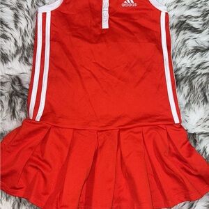 Adidas Kids Red Sleeveless Dress